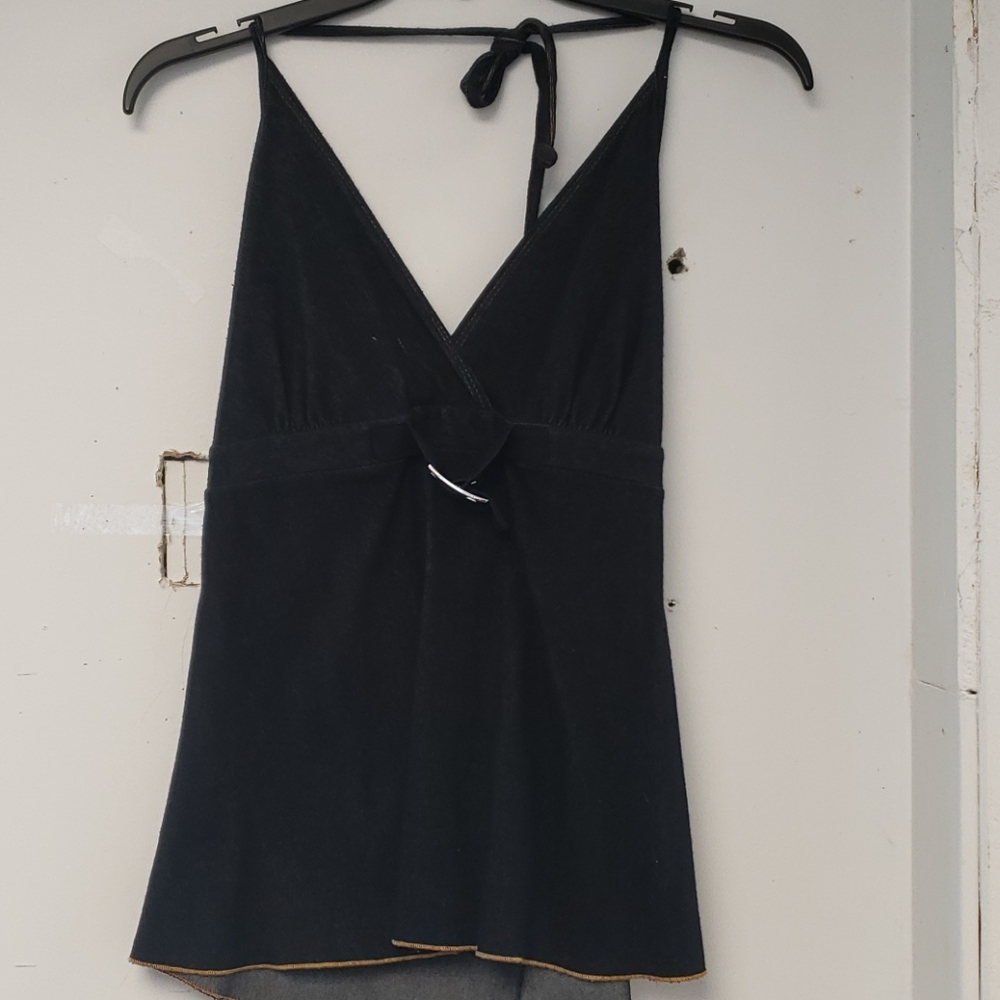 Blue Jean Halter Top